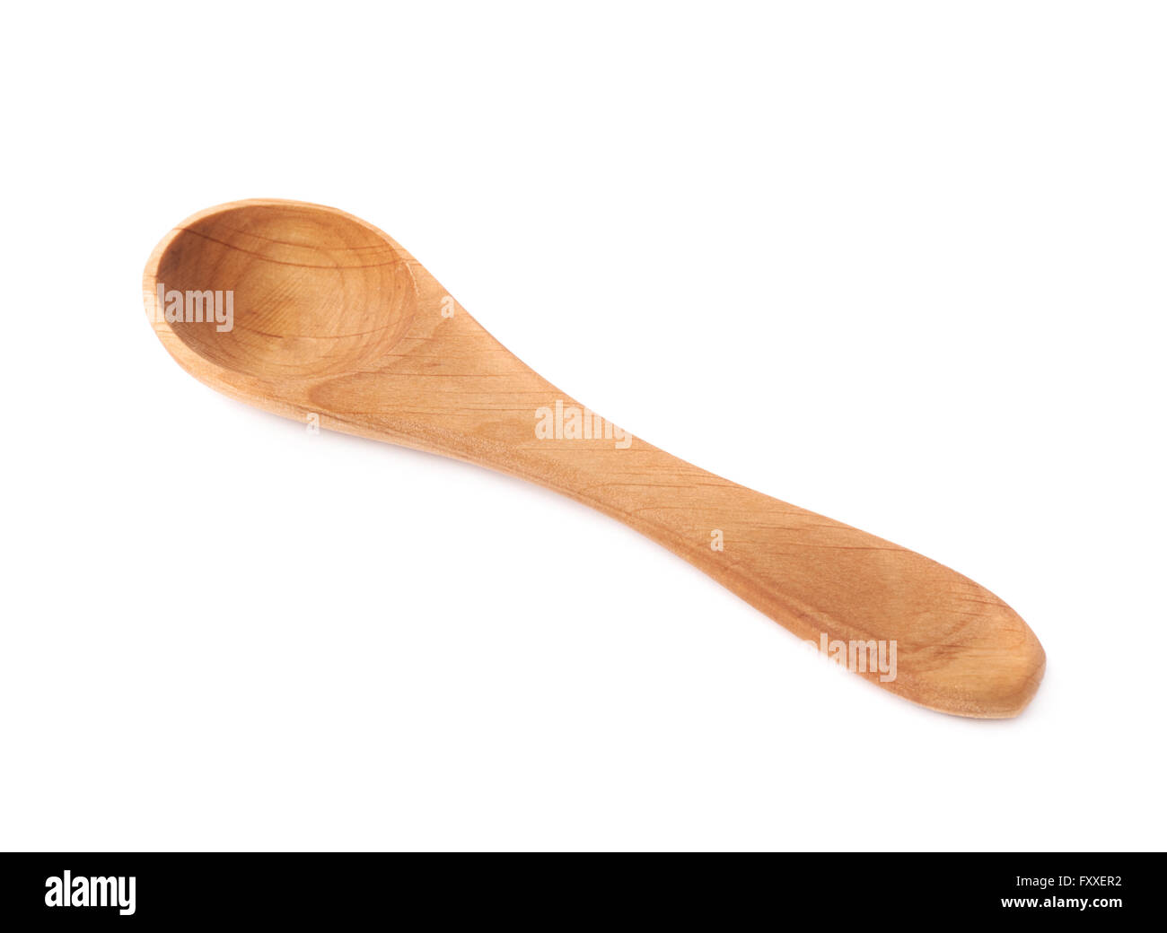 Piccole casette di legno che misurino isolato Foto Stock