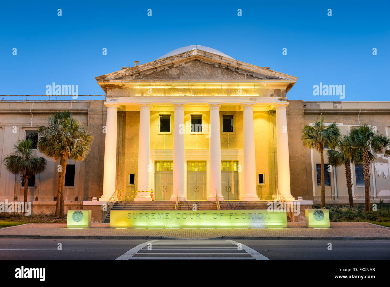 La Corte suprema dello Stato della Florida a Tallahassee, Florida, Stati Uniti d'America. Foto Stock