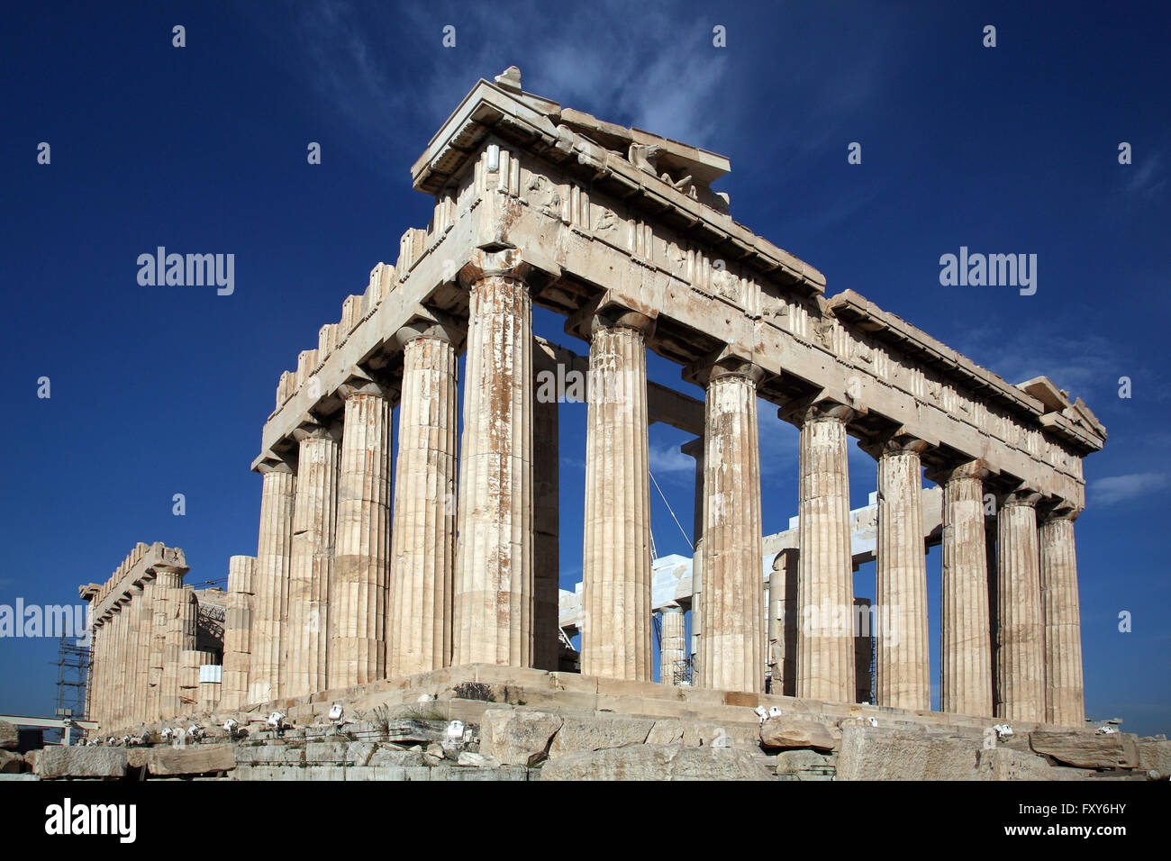 La Grecia, Atene Acropoli Foto Stock