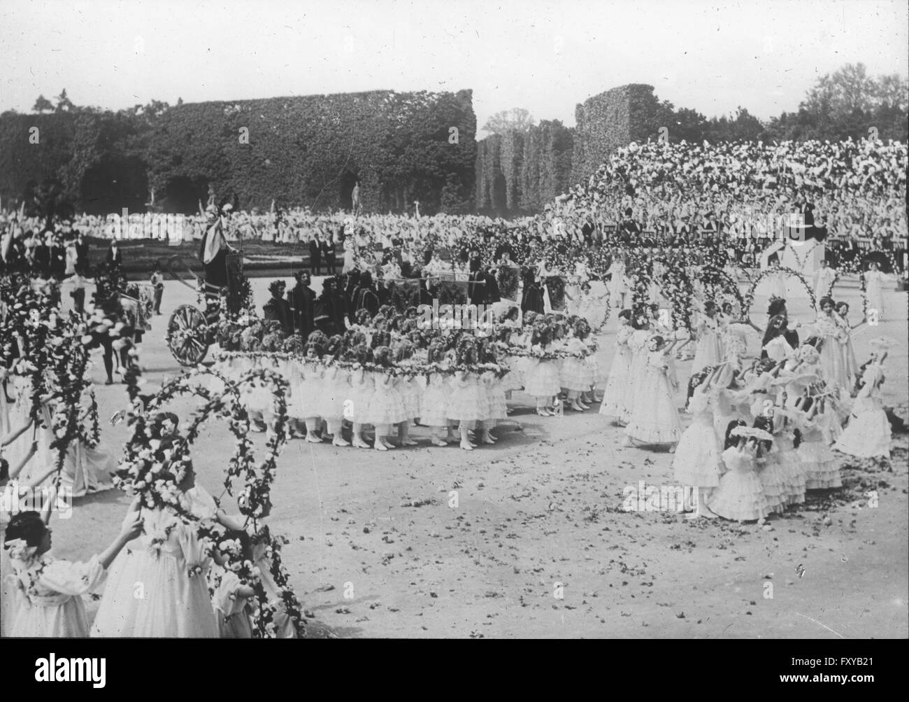 Kinderhuldigung a Schönbrunn Foto Stock