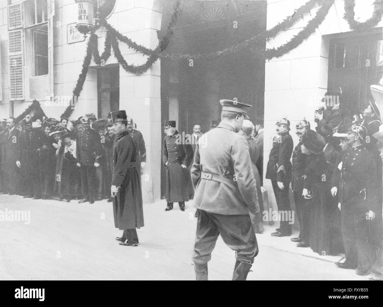 Staatsbesuch von König Eduard VII. Foto Stock