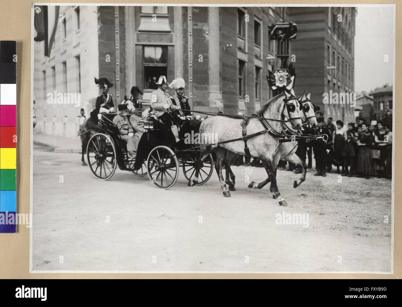 Reise von Franz Joseph I., Kaiser von Österreich, durch Bosnien und Herzegowina 30.5.1910 - 3.6.1910 Foto Stock