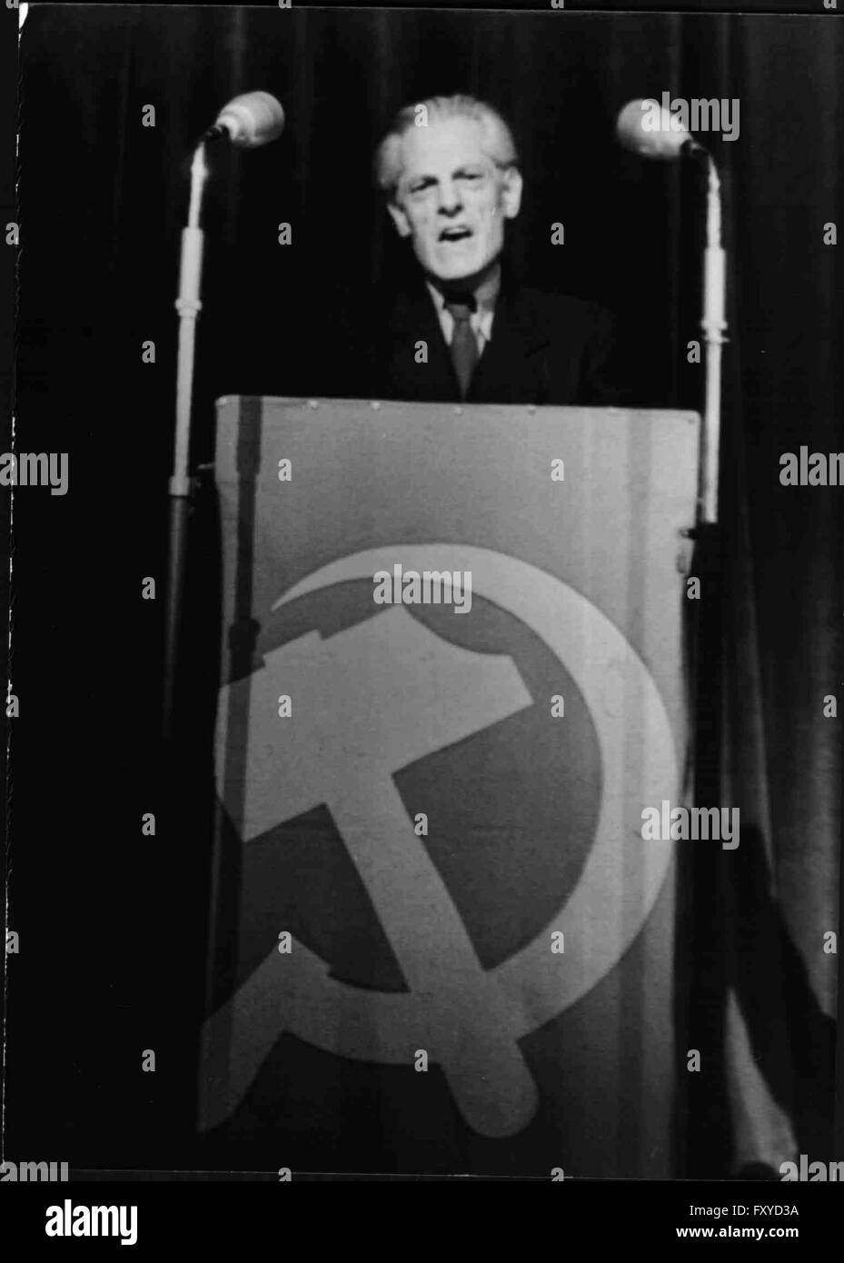 Wahlkampf 1945 Foto Stock