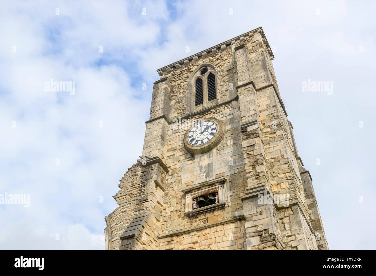 La storica chiesa di Holyrood a Southampton, Regno Unito Foto Stock