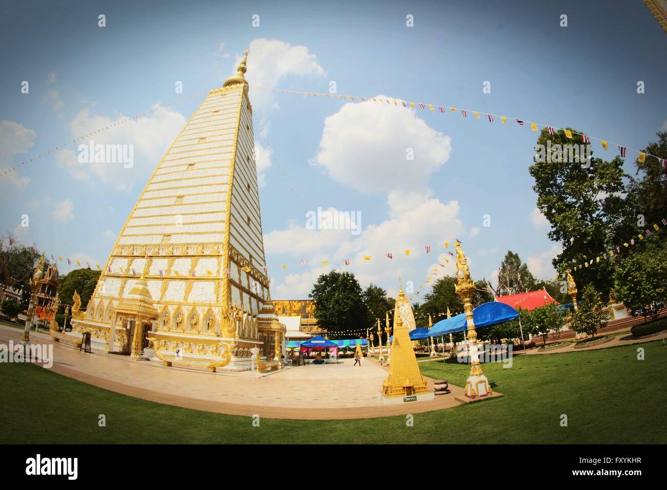 Wat Phrathat Nong Bua , Ubon Ratchathani provincia, Thailandia Foto Stock