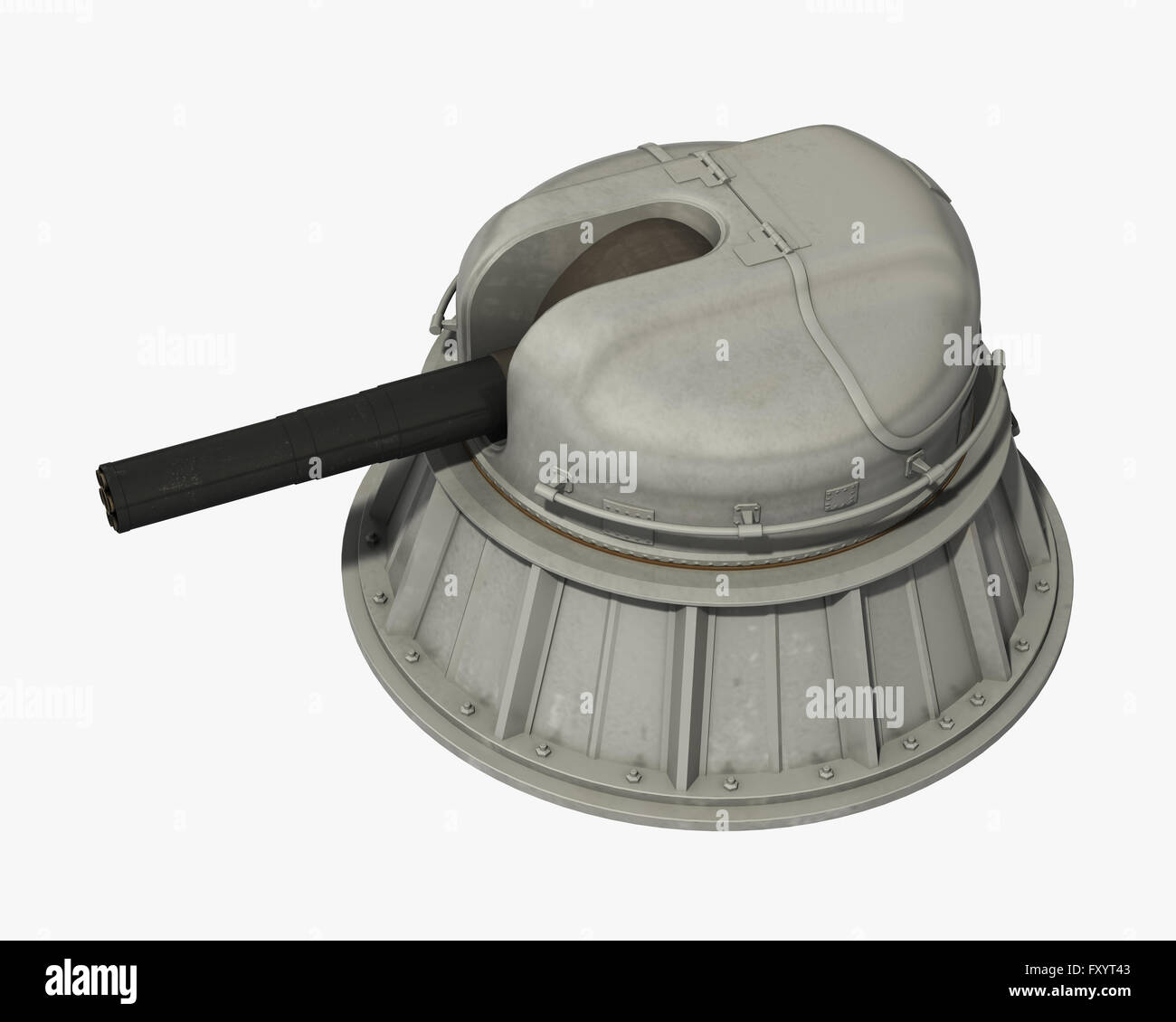 Russo navale automatico vicino-in sistema di arma. 3D'illustrazione. Foto Stock