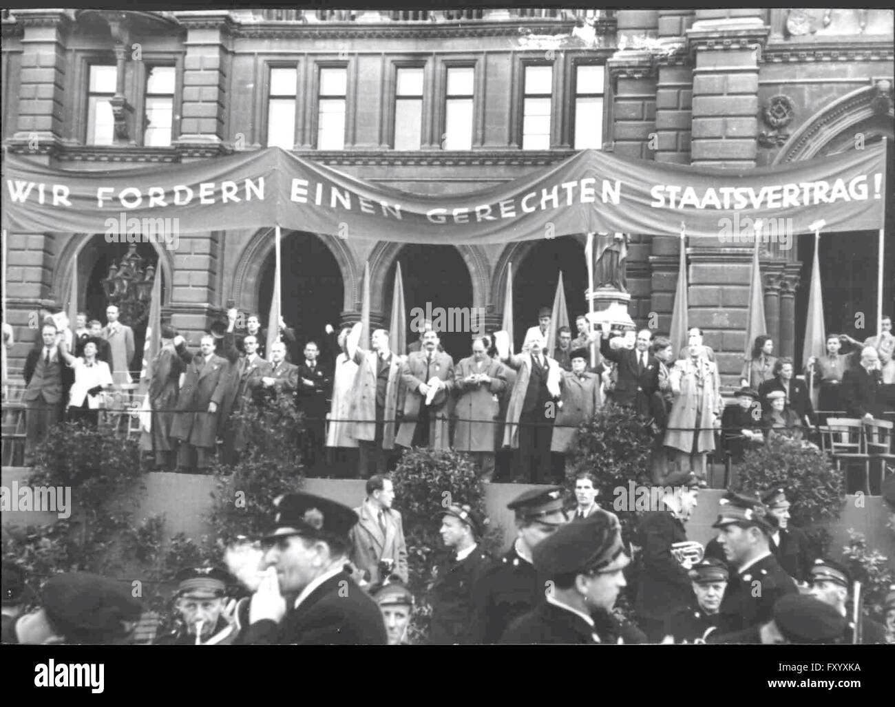 Erster mai in Wien Foto Stock