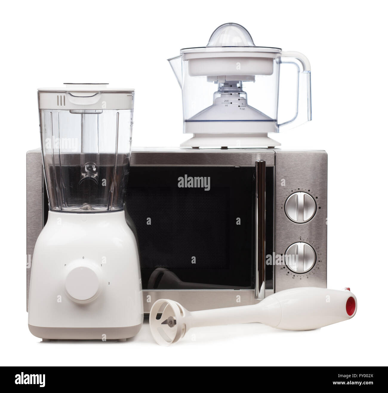 Set di elettrodomestici per la cucina Foto Stock