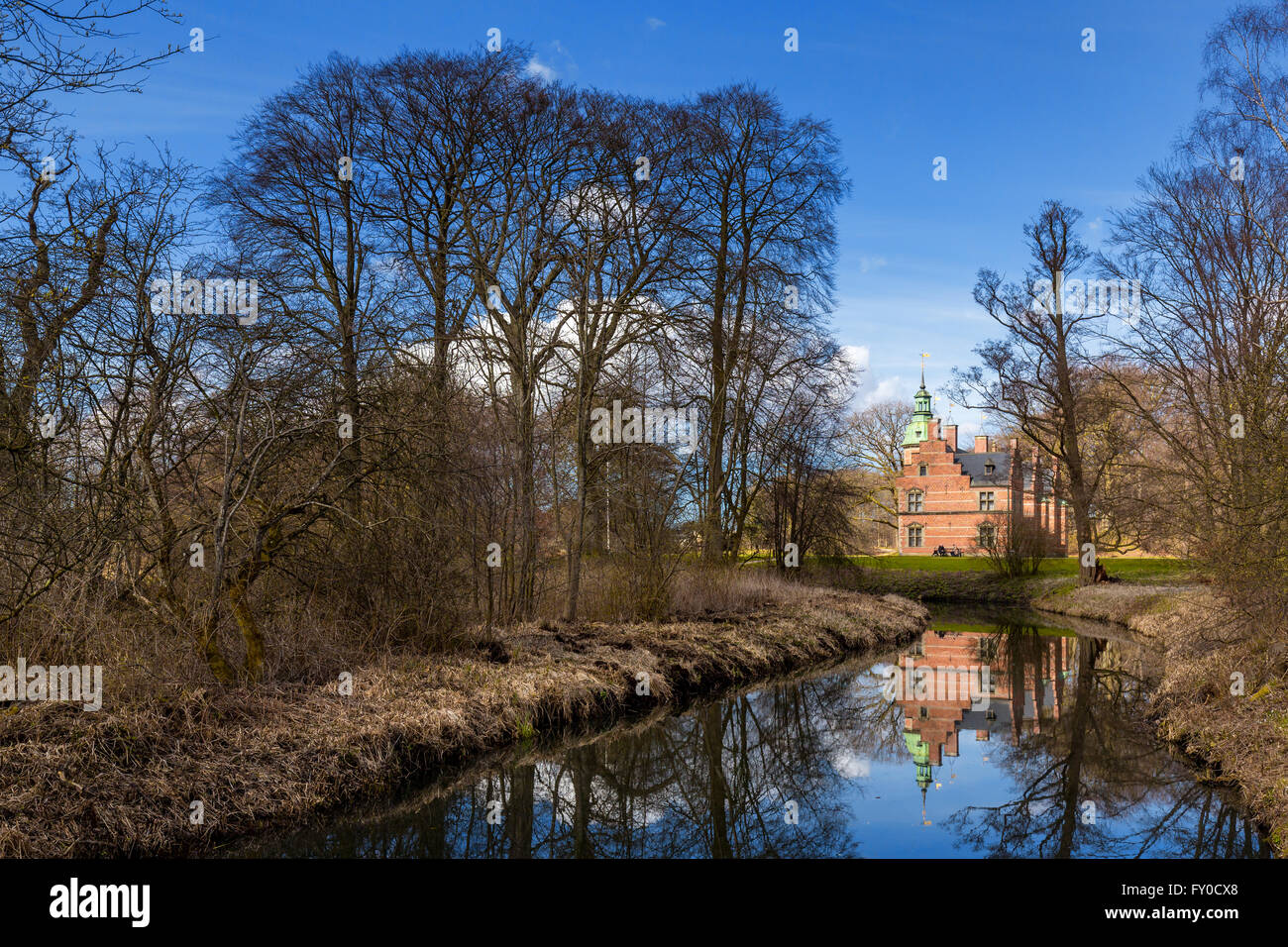 Bath House o Royal Hunting Lodge, Castello Frederiksborg, Danimarca Foto Stock