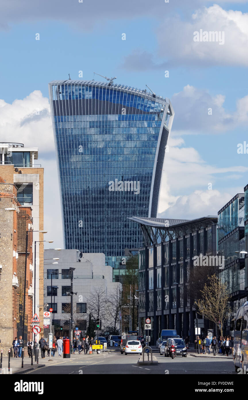 20 Fenchurch Street grattacielo soprannominato 'il' Walkie-Talkie, Londra England Regno Unito Regno Unito Foto Stock
