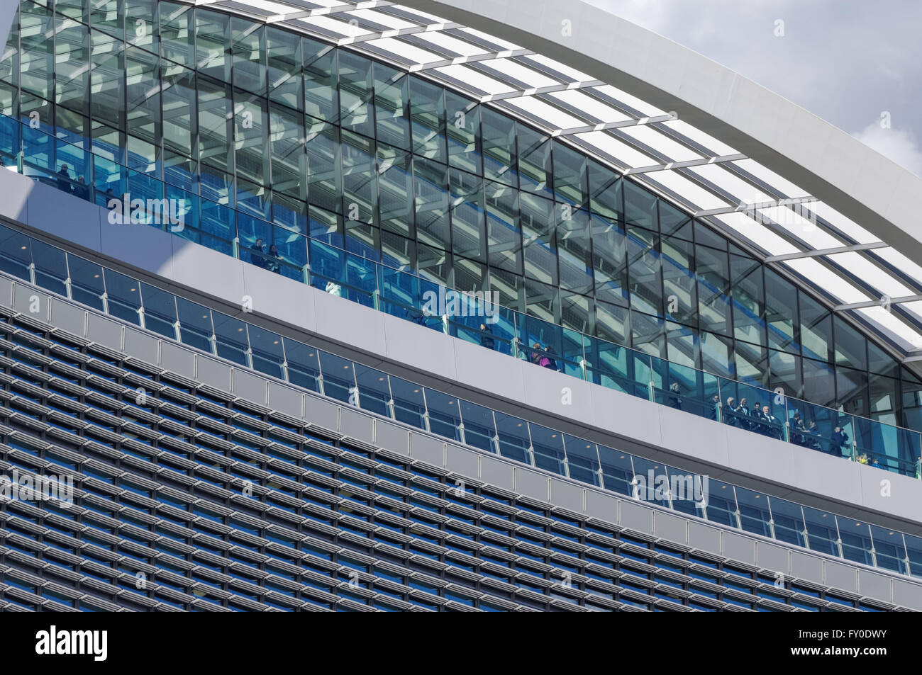 Sky Giardino Terrazza visualizzazione a 20 Fenchurch Street grattacielo soprannominato 'il' Walkie-Talkie, Londra England Regno Unito Regno Unito Foto Stock
