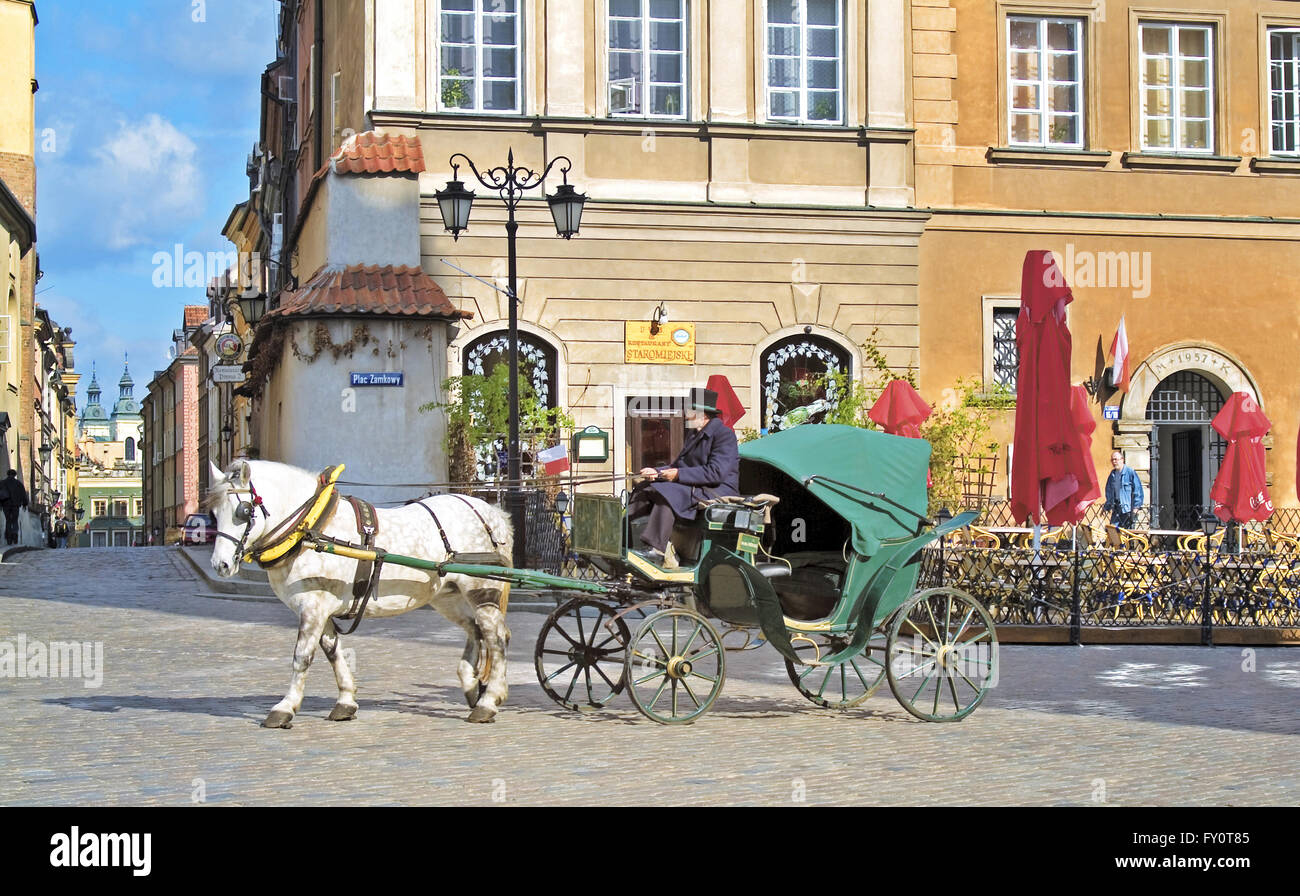 Varsavia Città Vecchia, Polonia Foto Stock