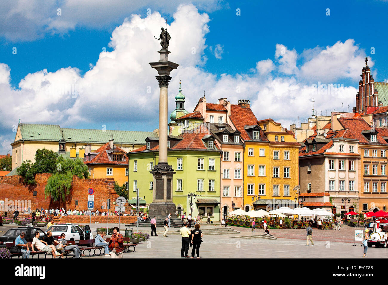 Varsavia Città Vecchia, Polonia Foto Stock