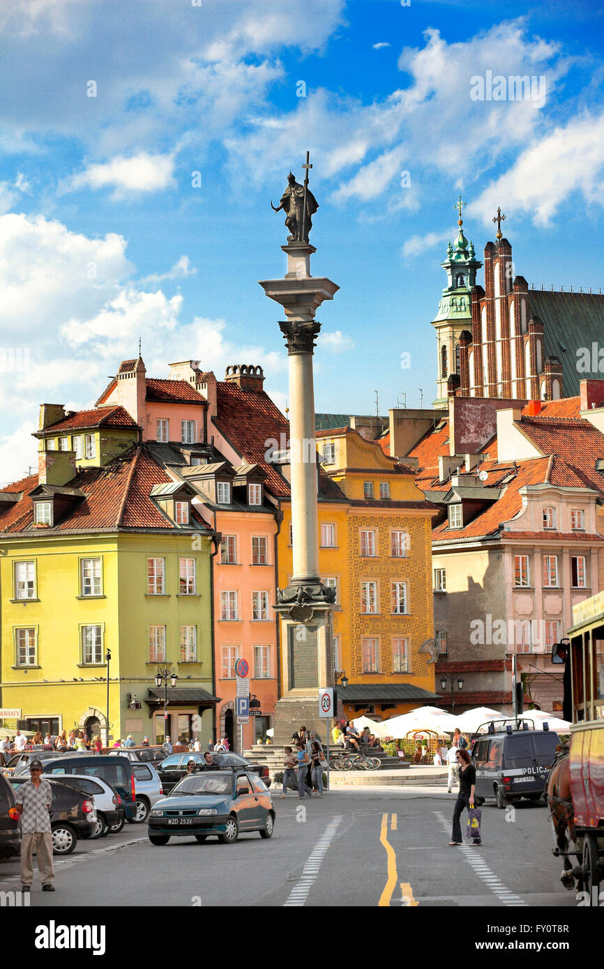 Varsavia Città Vecchia, Polonia Foto Stock