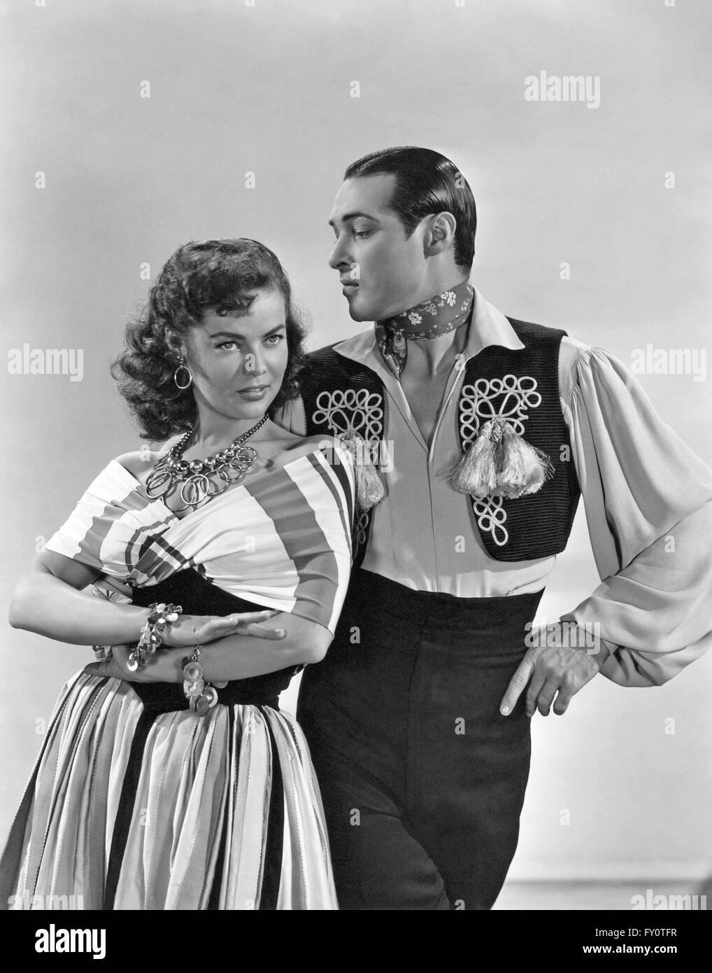 VALENTINO 1951 Edward piccole produzioni film con Dona Drake e Anthony Dexter Foto Stock