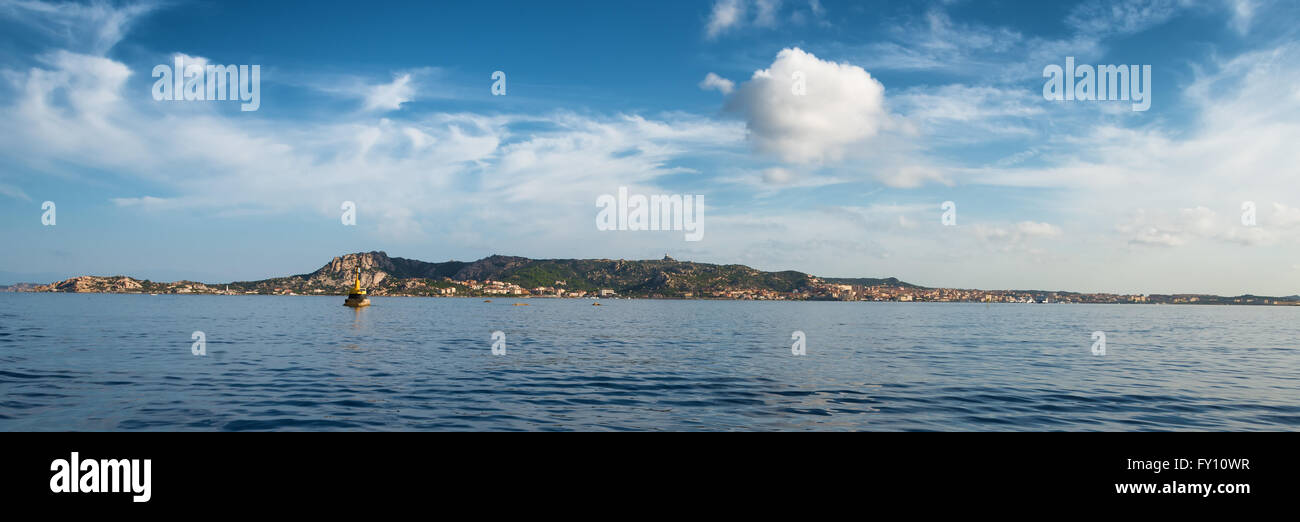 Vista panoramica di Arcipelago de La Maddalena in Sardegna, Italia Foto Stock