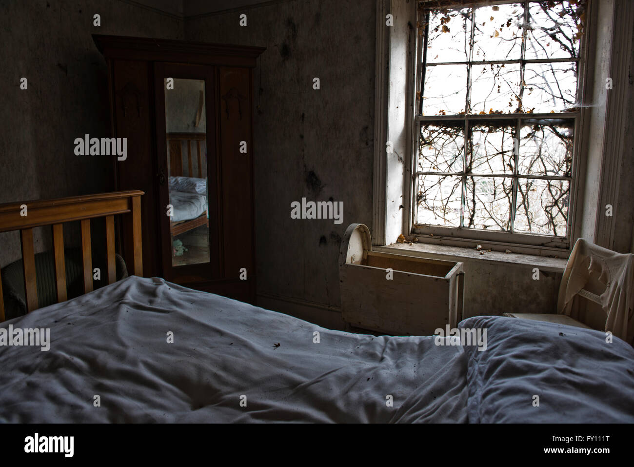 Situato nella piccola città di Breckland di Brandon, Suffolk, si trova una piccola cascina che è stato toccato da oltre trent'anni. Foto Stock