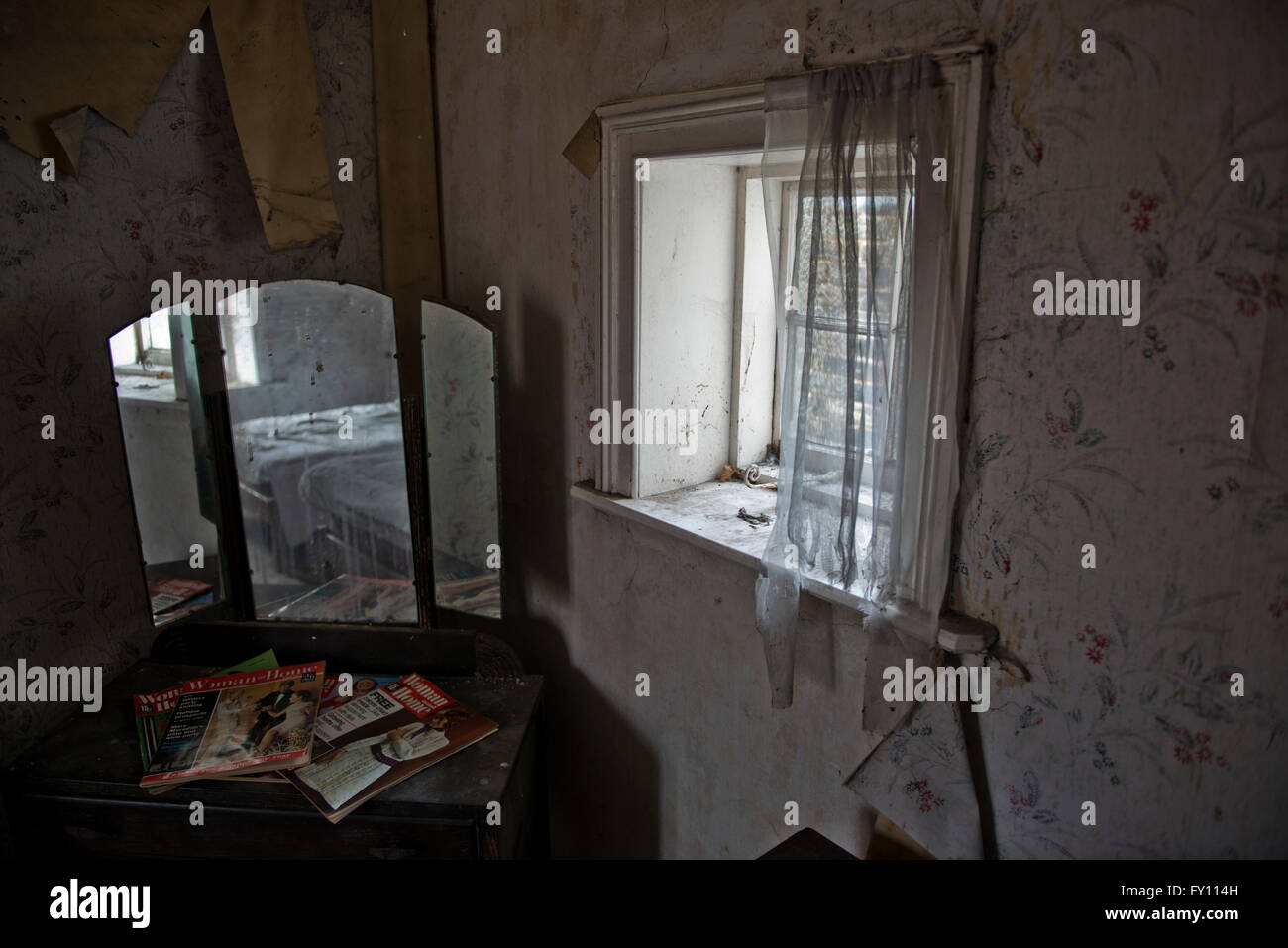 Situato nella piccola città di Breckland di Brandon, Suffolk, si trova una piccola cascina che è stato toccato da oltre trent'anni. Foto Stock