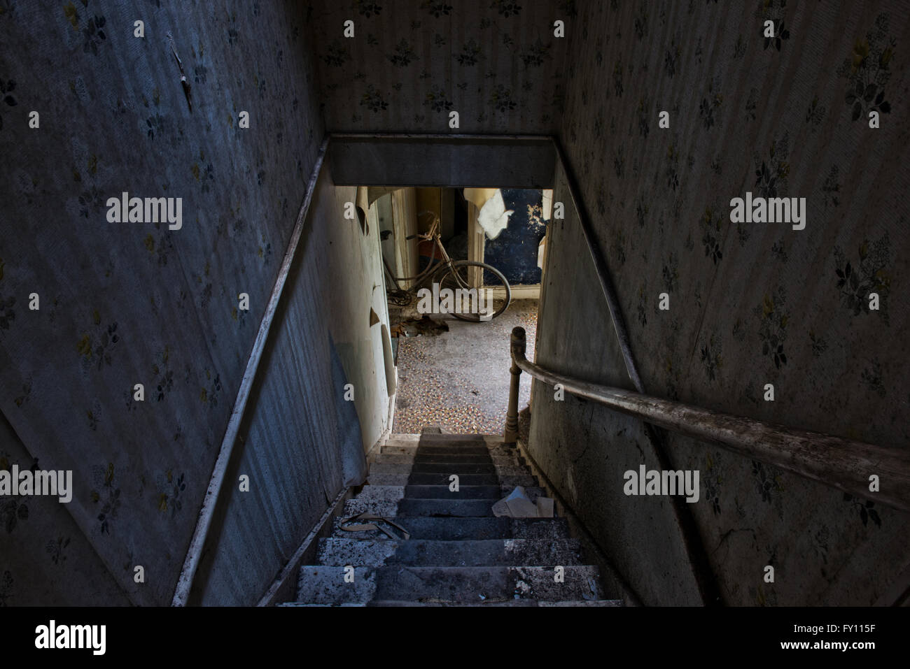 Situato nella piccola città di Breckland di Brandon, Suffolk, si trova una piccola cascina che è stato toccato da oltre trent'anni. Foto Stock