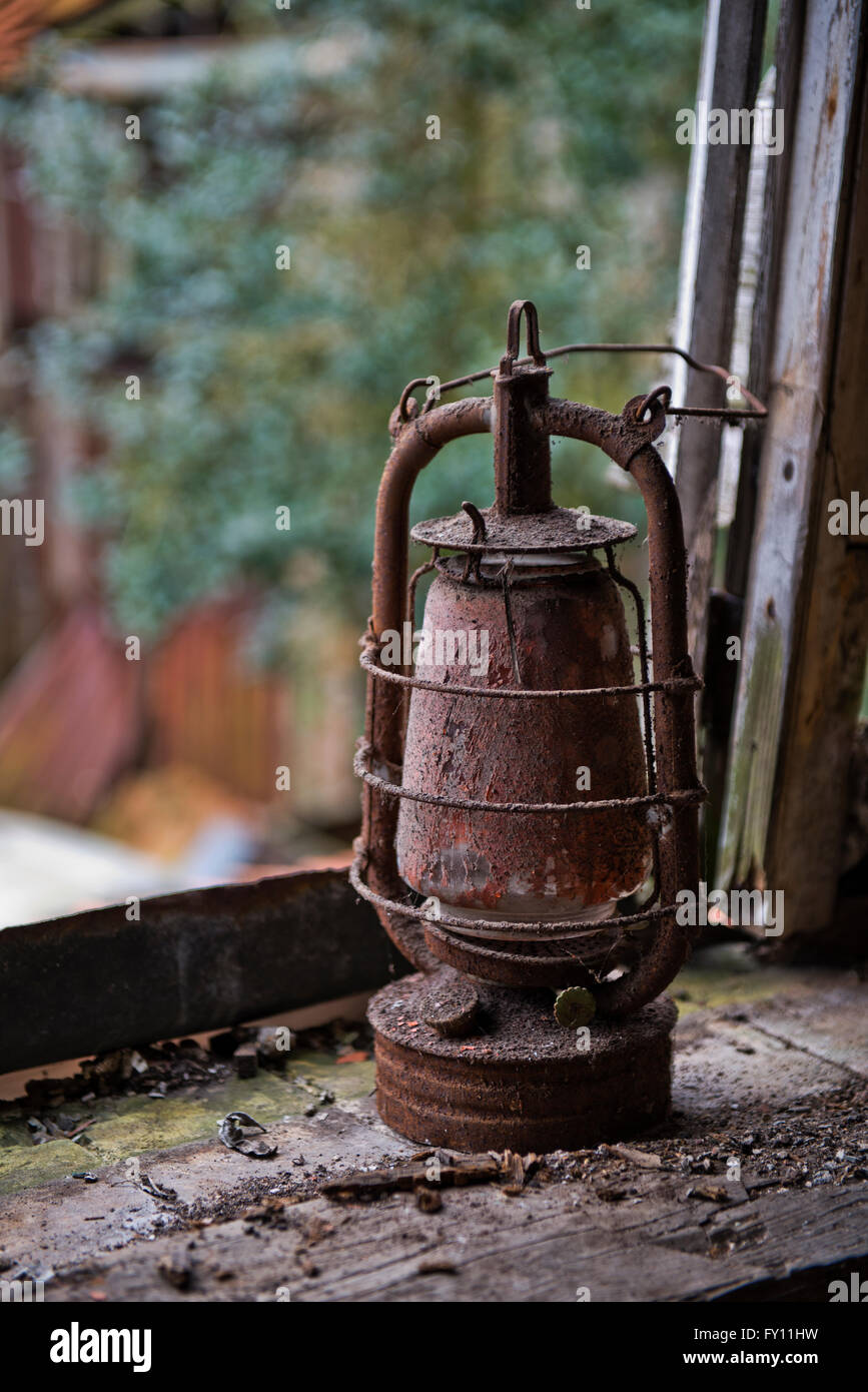 Situato nella piccola città di Breckland di Brandon, Suffolk, si trova una piccola cascina che è stato toccato da oltre trent'anni. Foto Stock