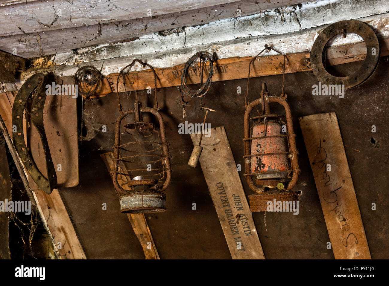 Situato nella piccola città di Breckland di Brandon, Suffolk, si trova una piccola cascina che è stato toccato da oltre trent'anni. Foto Stock