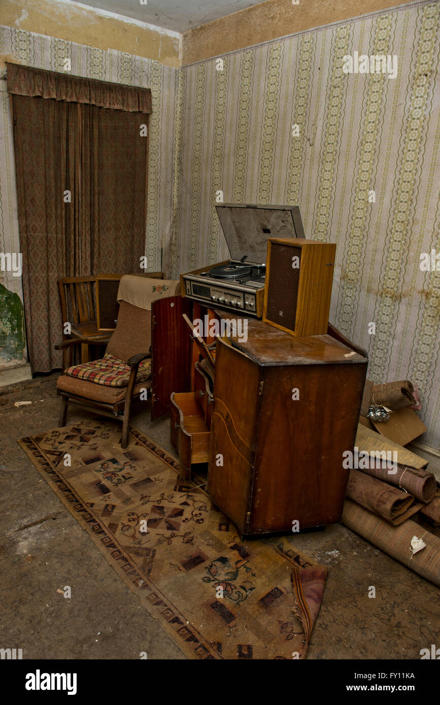 Situato nella piccola città di Breckland di Brandon, Suffolk, si trova una piccola cascina che è stato toccato da oltre trent'anni. Foto Stock