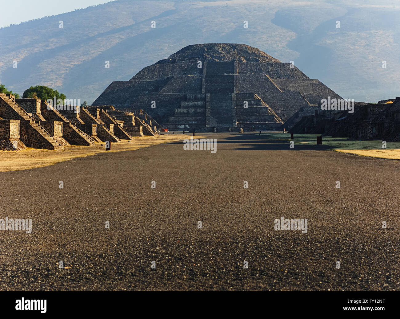 Piramide della Luna in Messico Foto Stock