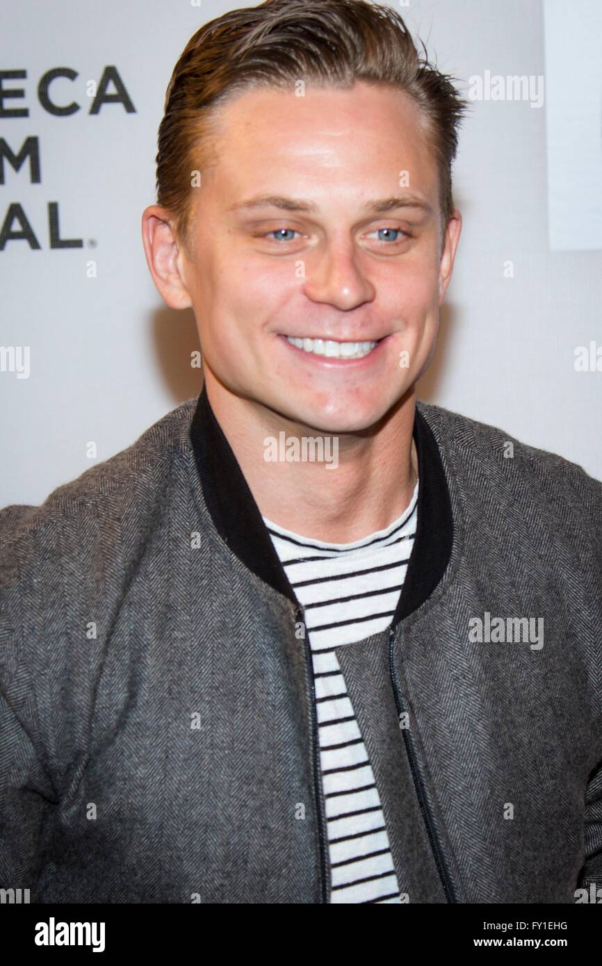 Billy Magnusson presso gli arrivi per il busybody Premiere a 2016 Tribeca Film Festival, Giovanni Zuccotti teatro a BMCC TPAC, New York, NY Aprile 19, 2016. Foto di Patrick Cashin/Everett Collection Foto Stock