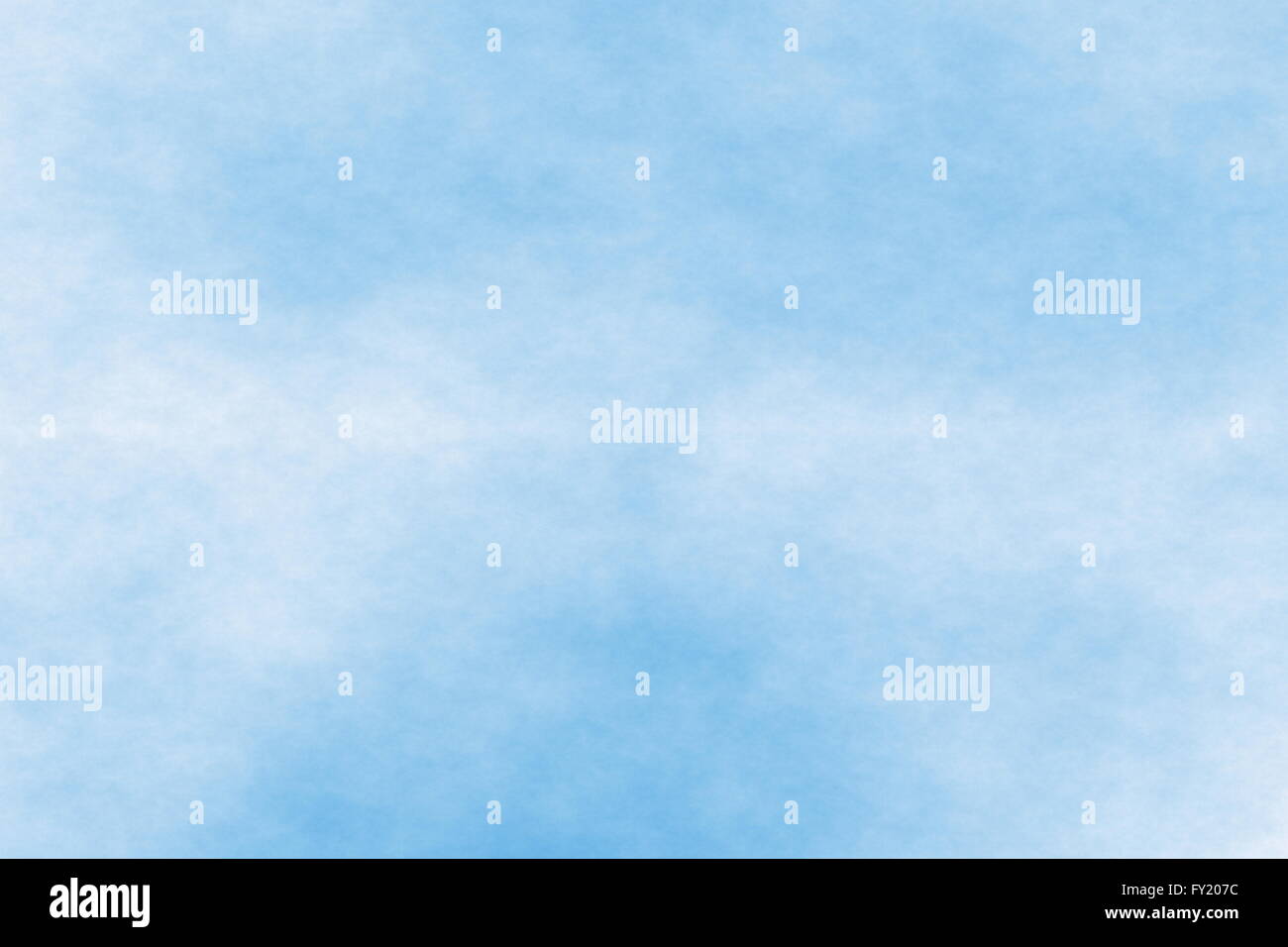 Sfondo blu con emissione di fumo bianco Foto Stock