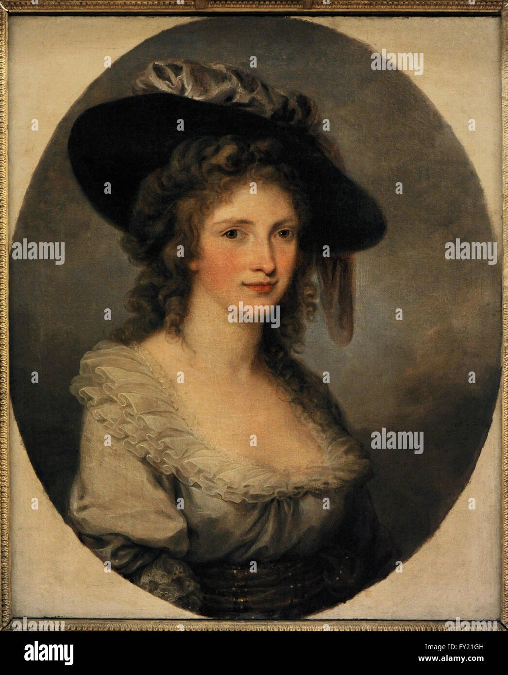 Angelica Kauffmann (1741-1807). Pittore austriaco. Self-portrait, 1780-1785. Olio su tela. Lo stato Museo Hermitage. San Pietroburgo. La Russia. Foto Stock