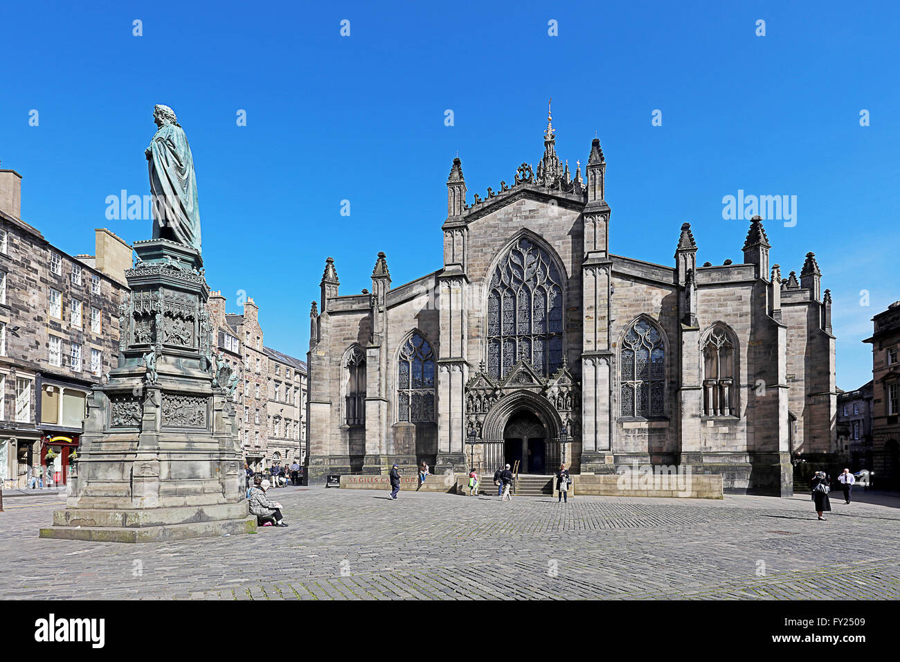 La Cattedrale di St Giles. Edinburgh Foto Stock