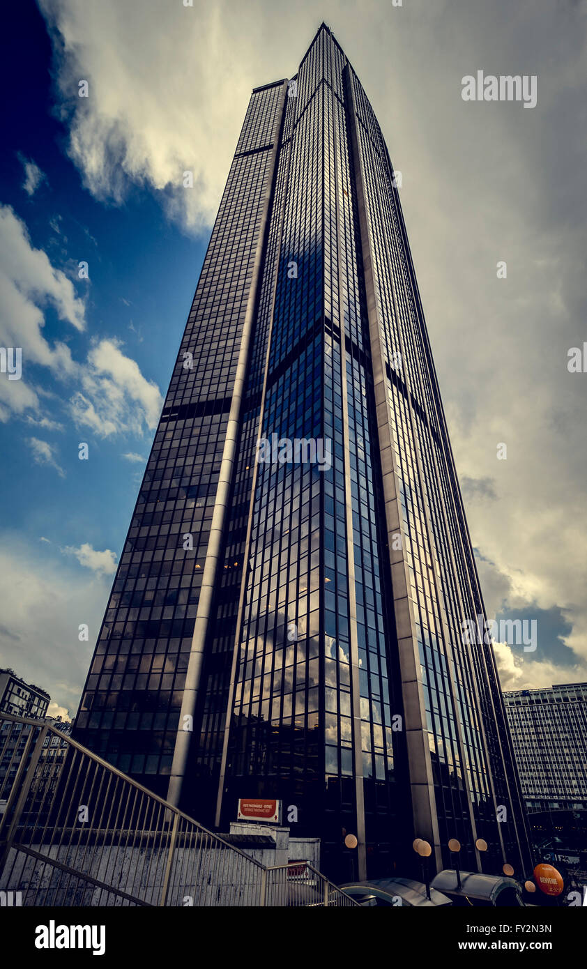 Torre di Montparnasse, Paris, Francia. Foto Stock