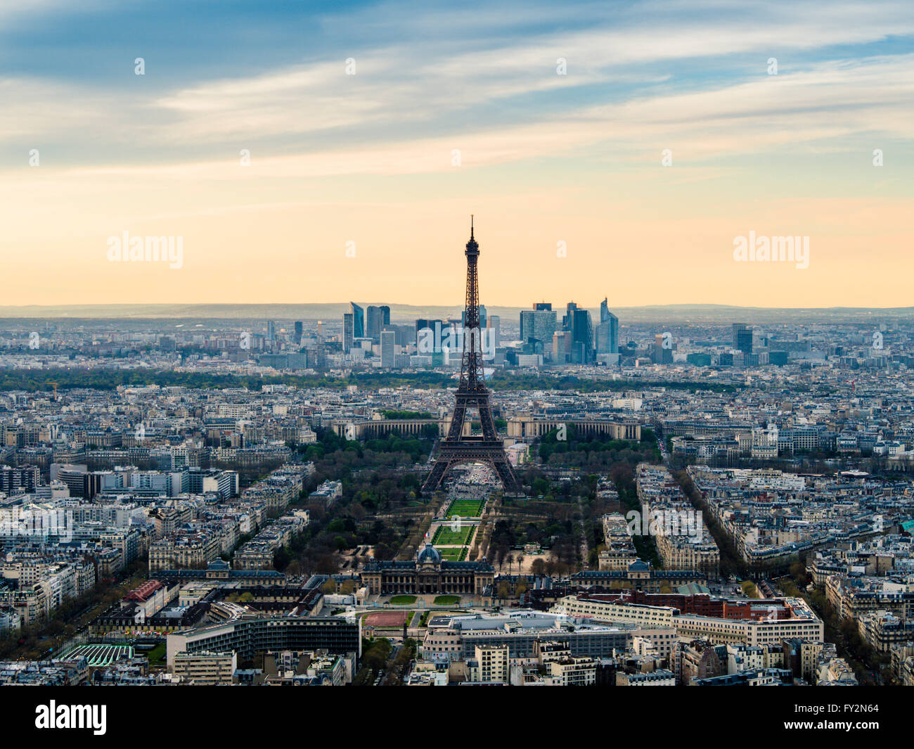 Torre Eiffel, Parigi, Francia Foto Stock