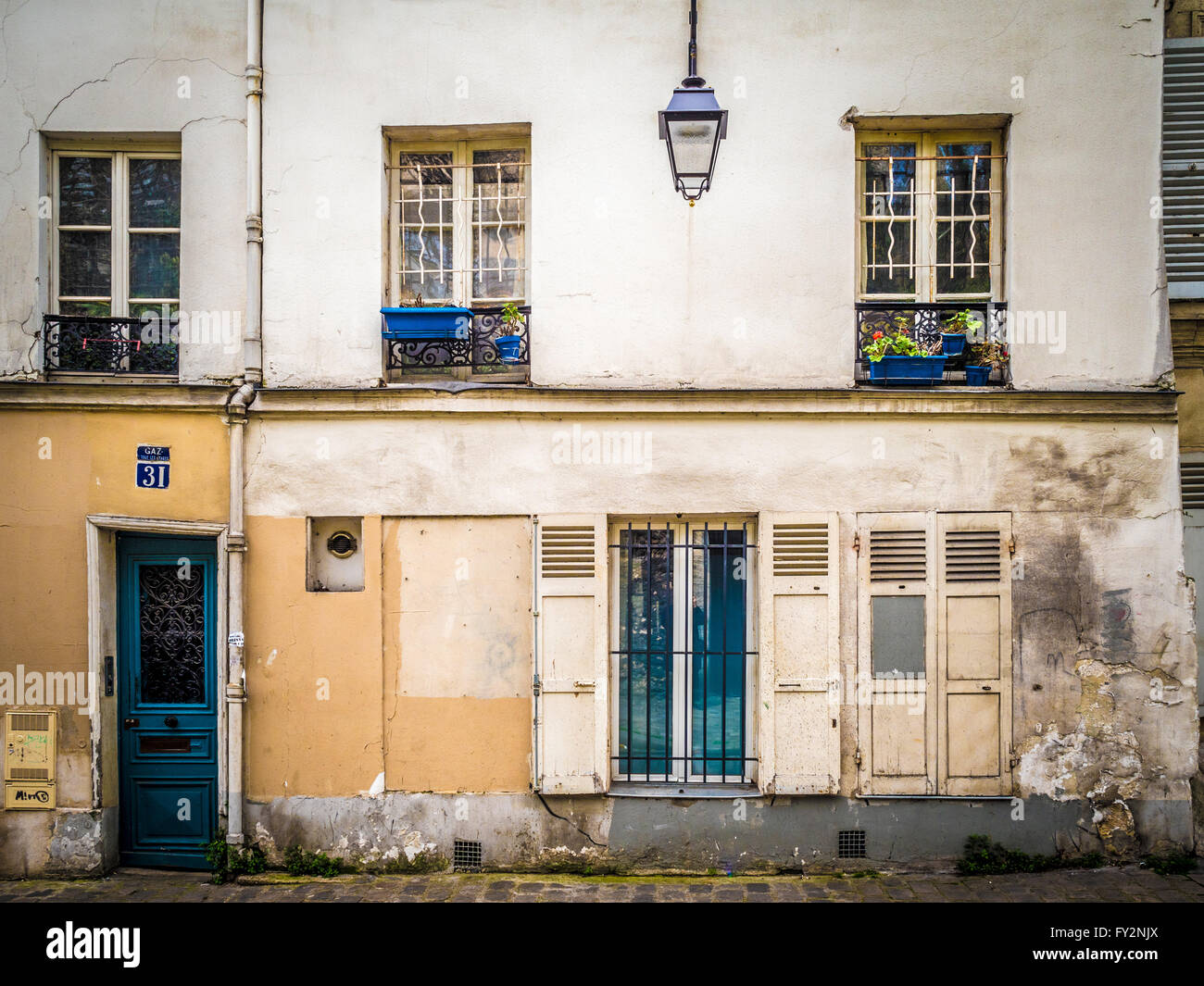 Edificio tradizionale, Parigi, Francia Foto Stock