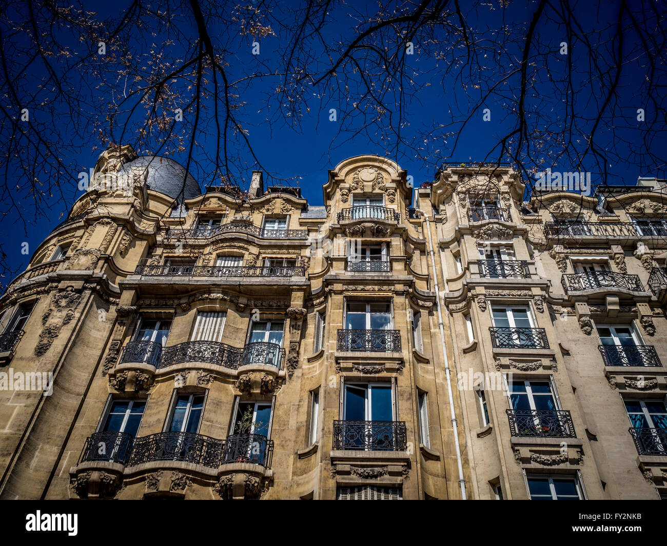 Edificio tradizionale, Parigi, Francia Foto Stock