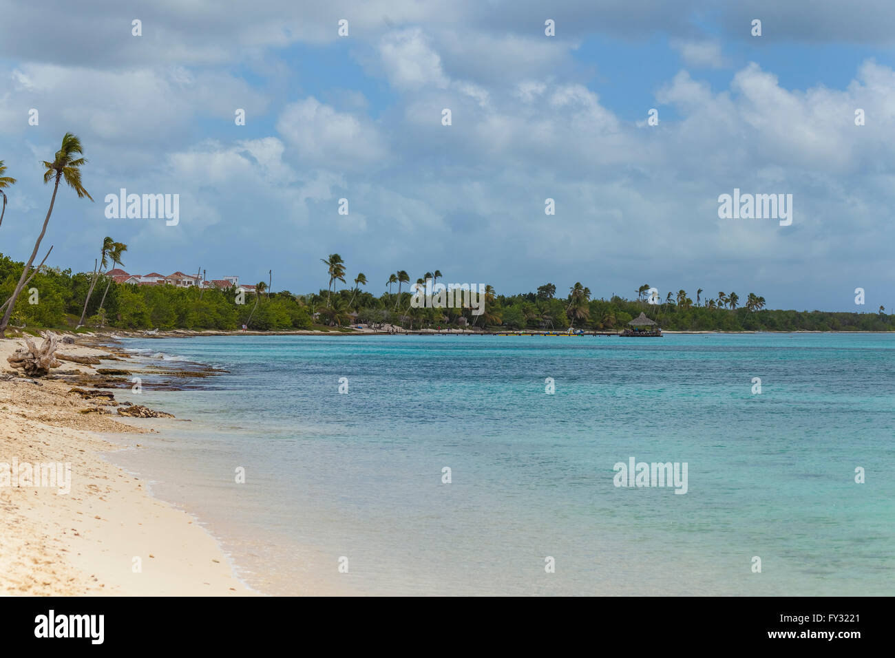Spiaggia, Bayahibe Repubblica Dominicana Foto Stock