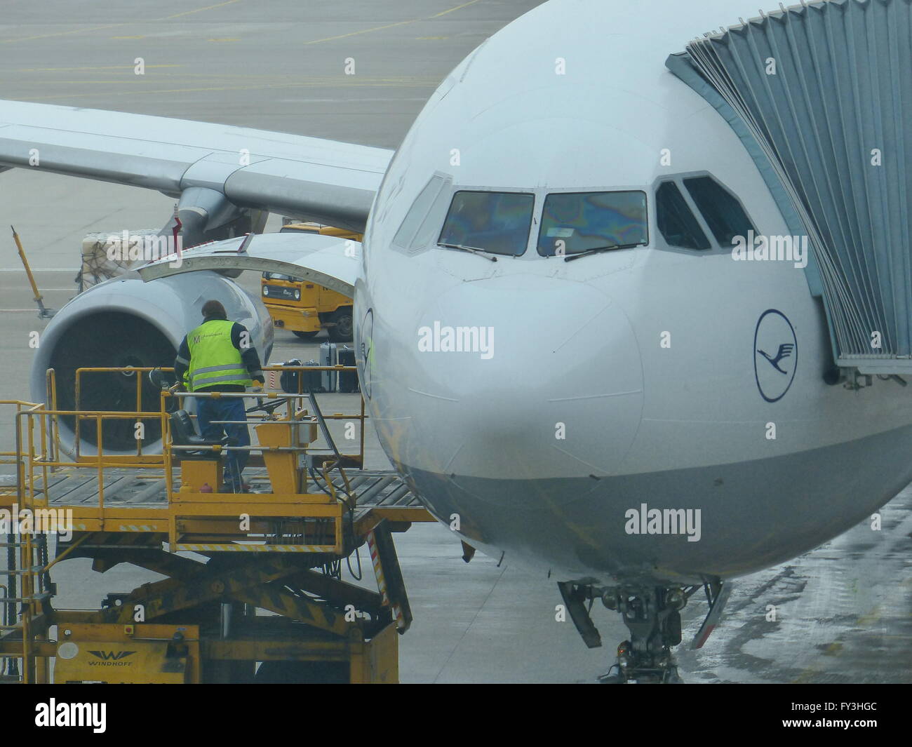 Aeroporto Internazionale di Monaco, l'Aeroporto Franz Josef Strauss Foto Stock
