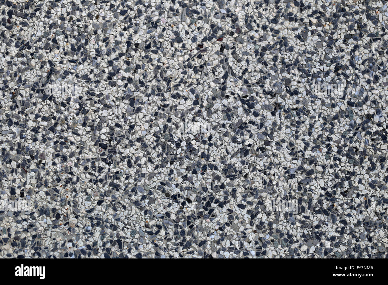 Ghiaia di pietra texture di percorso per il design dello sfondo. Foto Stock