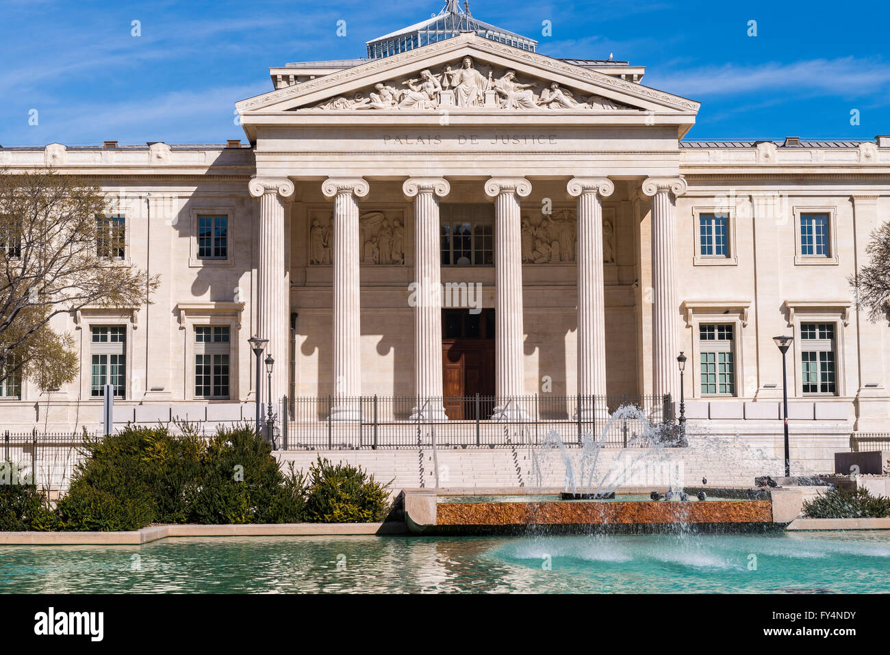 Palais de Justice, Marsiglia bouche du Rhone Francia Foto Stock