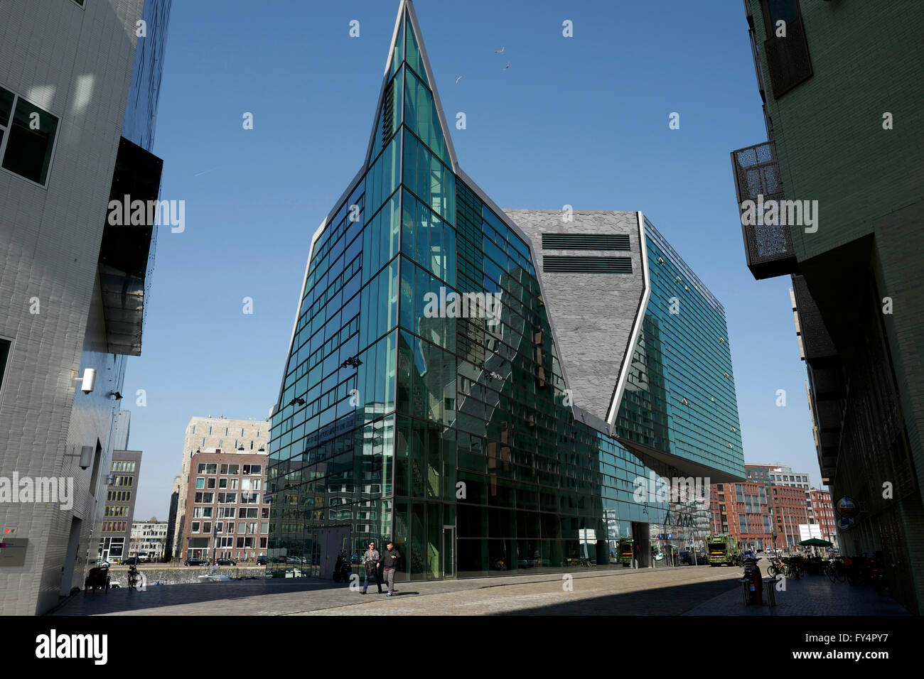 "Palazzo di giustizia' in Amsterdam Foto Stock