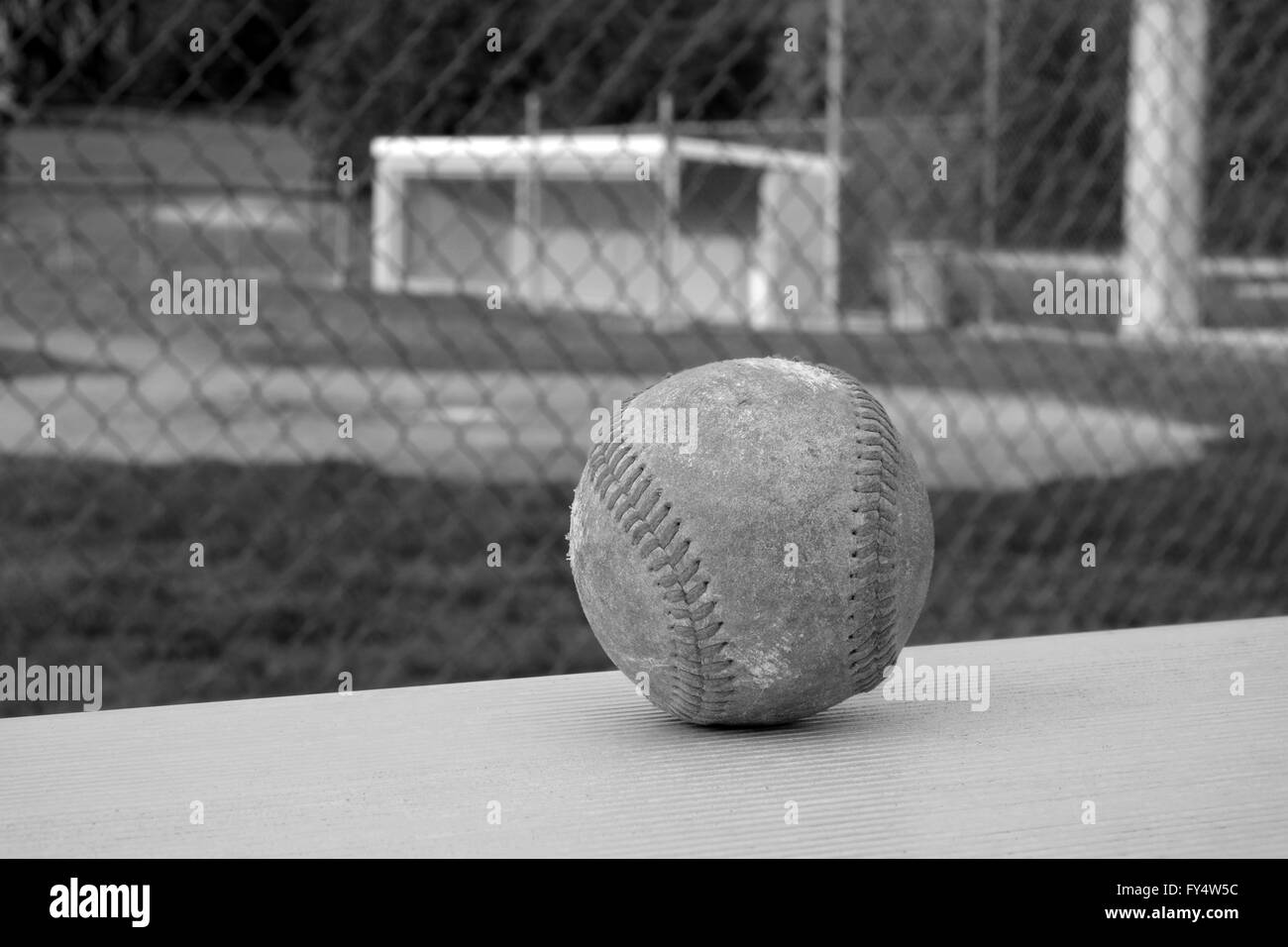 Viste di baseball con una piroga in background Aprile 2016 Foto Stock Viste di baseball con una piroga in background Aprile 2016 Foto Stock
