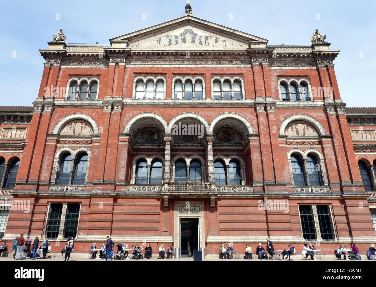 Victoria & Albert Museum, South Kensington, Londra Foto Stock