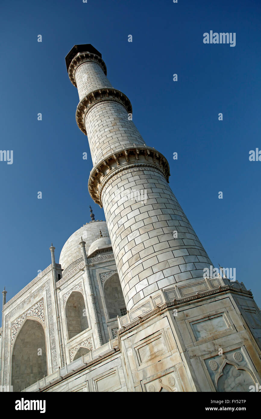 Taj Mahal, Agra, Uttar Pradesh, India Foto Stock
