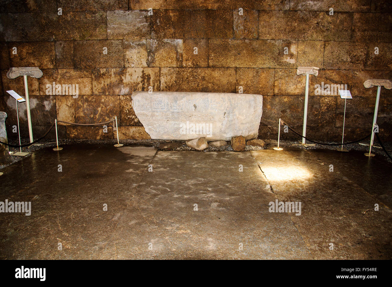 Il Tempio di Zeus, Aizanoi, Cavdarhisar, Kutahya, Turchia Foto Stock