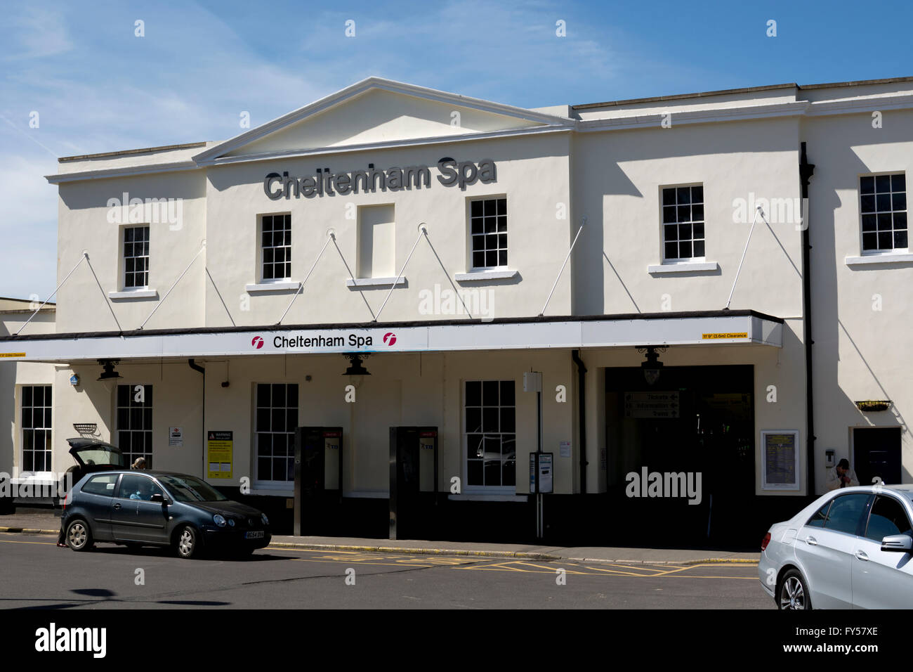 Cheltenham Spa stazione ferroviaria, Gloucestershire, England, Regno Unito Foto Stock
