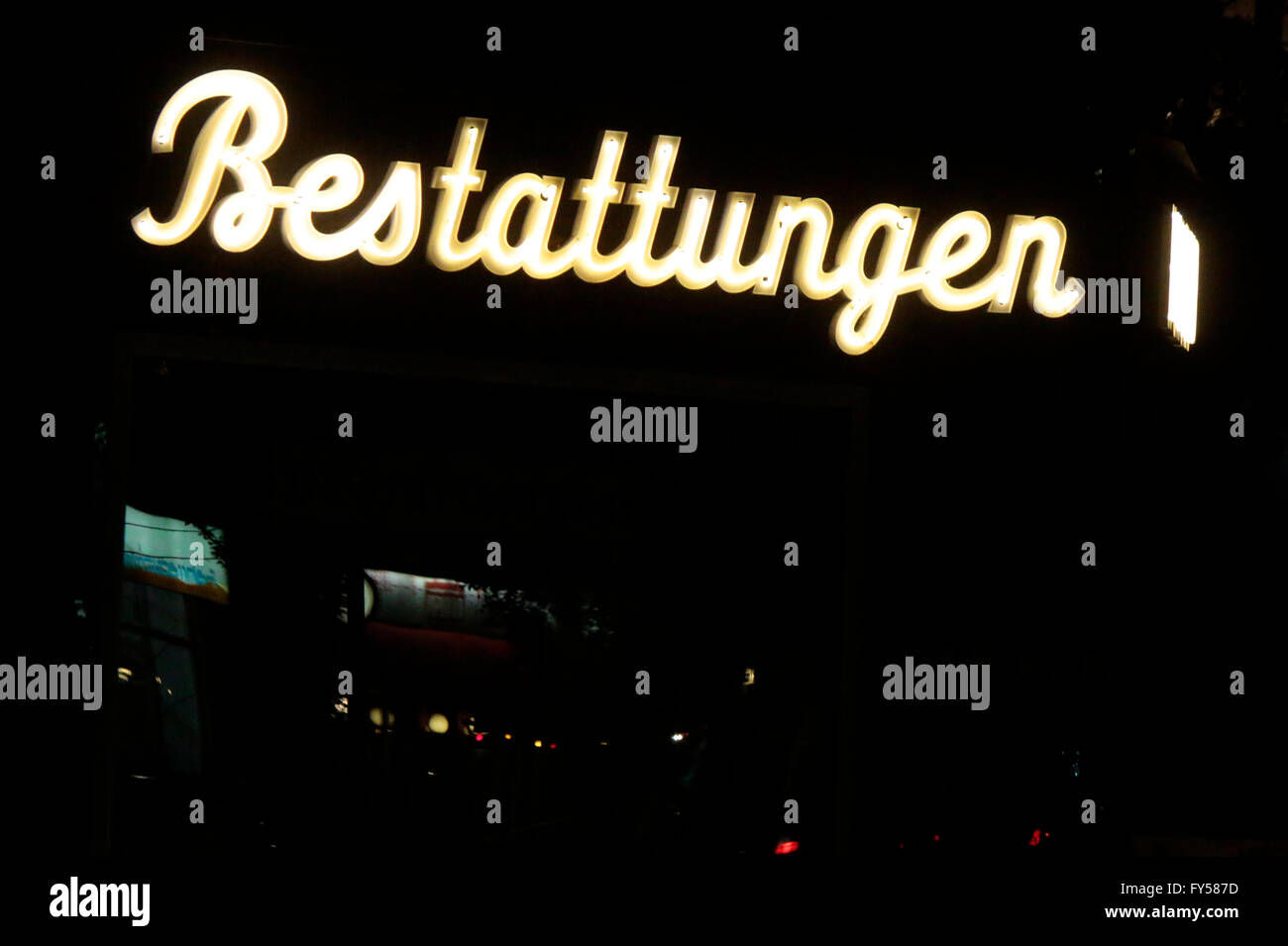 Markennamen: 'Bestattungen', Berlino. Foto Stock