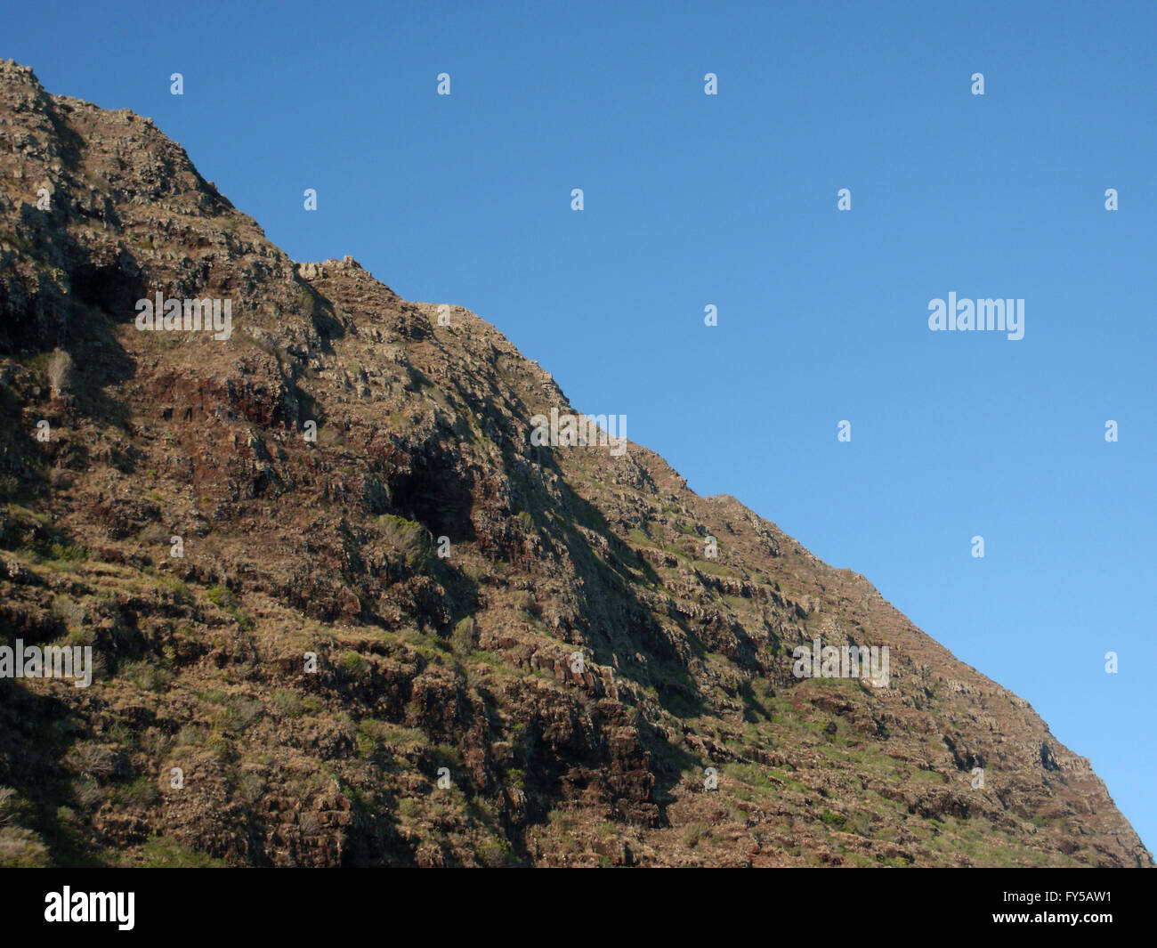 Close-up di angolo superiore area di Ko?olau Range. Ko?olau Range è un nome dato per la frammentazione del resto della parte orientale o windward Foto Stock