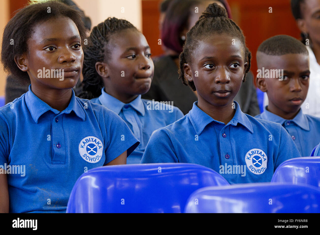 Sentinel Kabitaka scuola gli studenti, Solwezi, Zambia Foto Stock