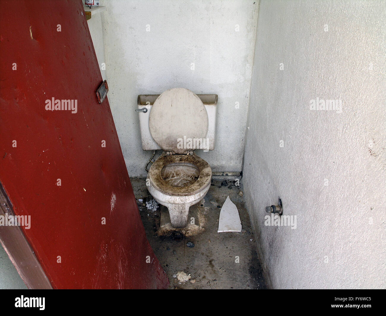Super pubblico lordo una persona bagno in Palau Foto Stock