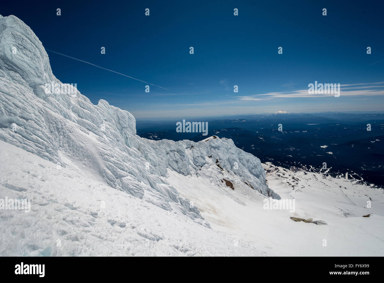 Linea di cresta sul Monte Cofano Foto Stock